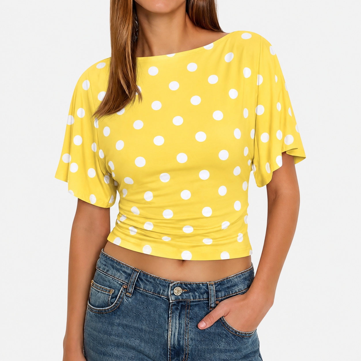 Soft Summer Wrap Short Sleeve Top For Women