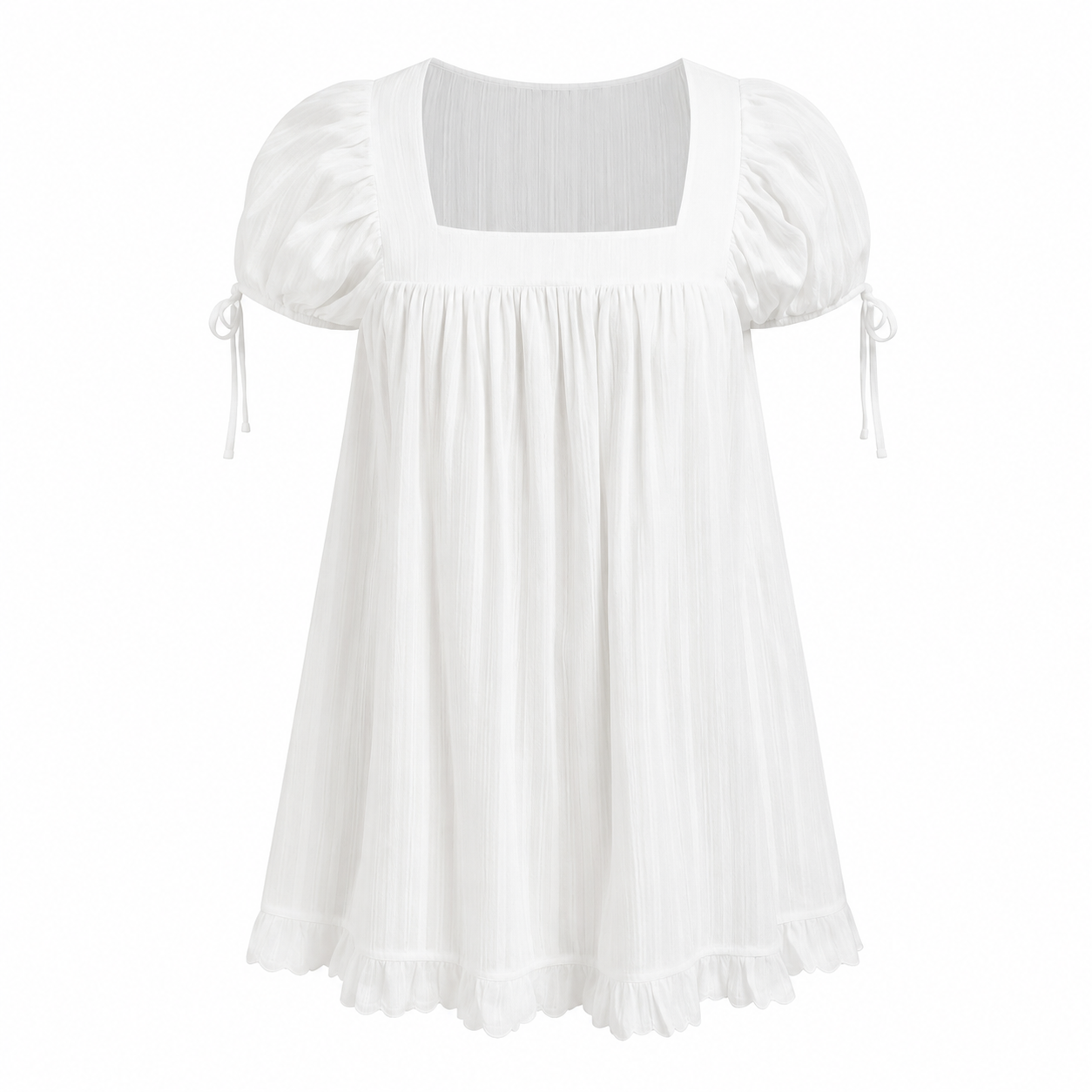 Casual Ruffle Short Sleeve Blouse For Women