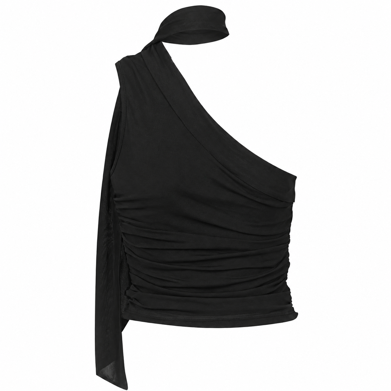 Camisole Style Slim Fit Ruched Crop Top For Women