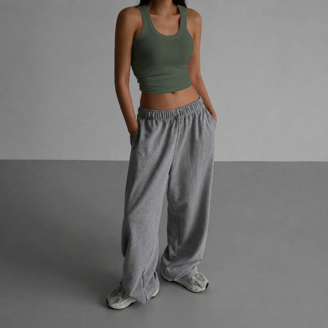 Casual Versatile Plain Tank Top For Women