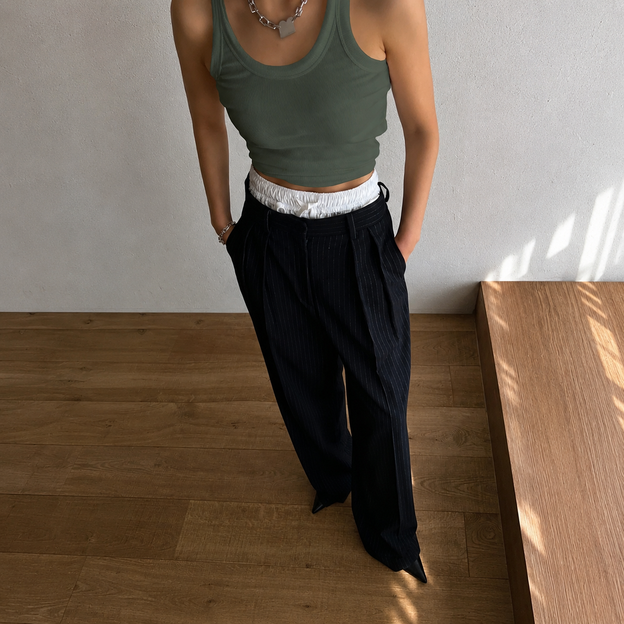 Casual Versatile Plain Tank Top For Women