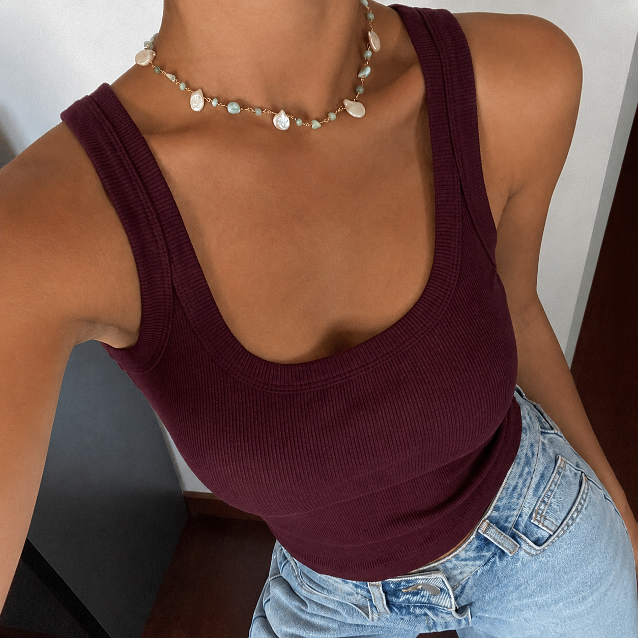 Casual Fitted Vacation Summer Tank Top For Women