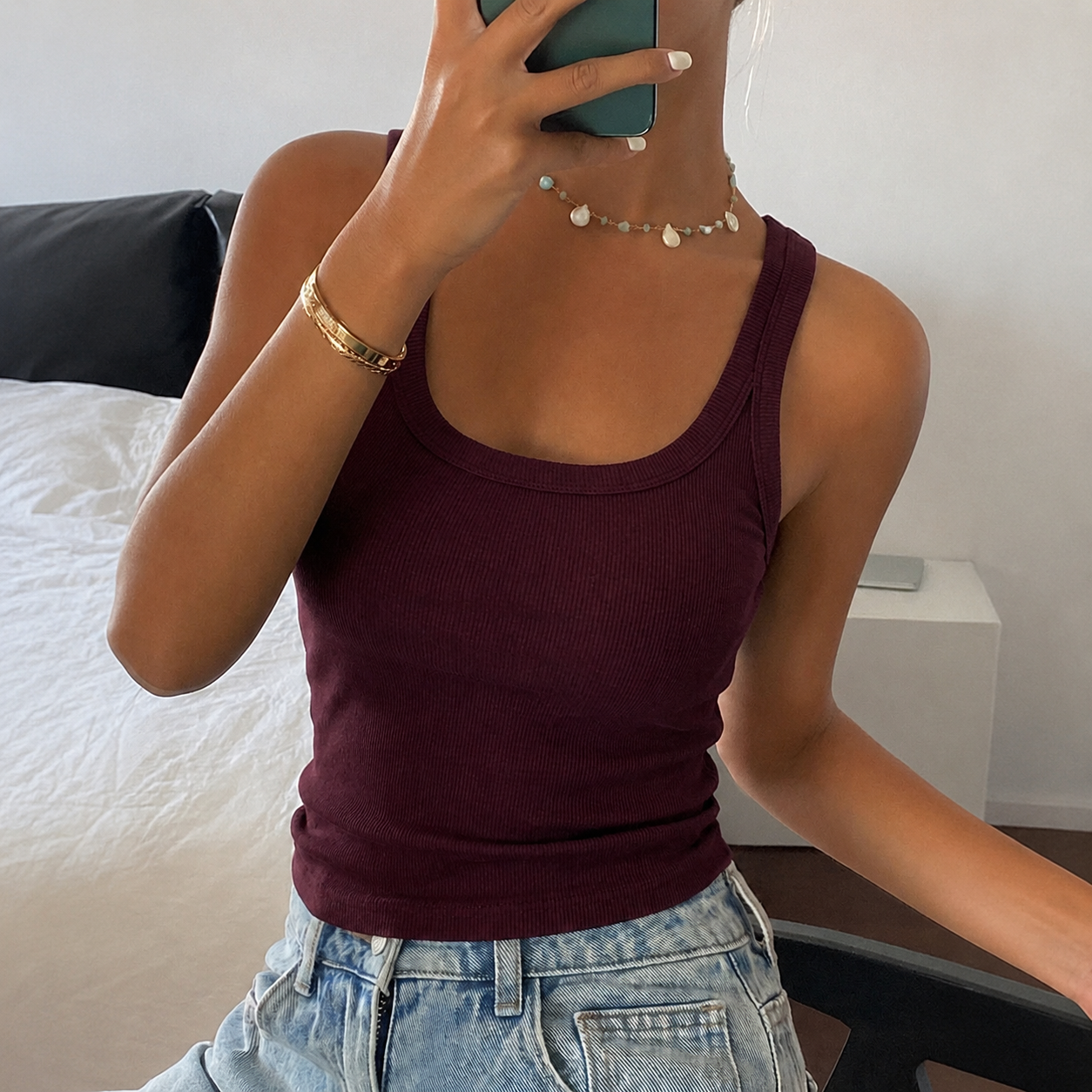 Casual Fitted Vacation Summer Tank Top For Women