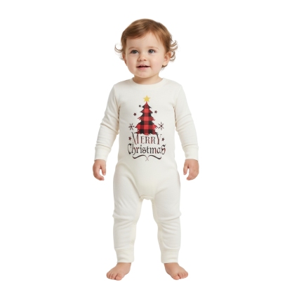 Christmas All Over Print Matching Family Pajama Set With Dog Outfit