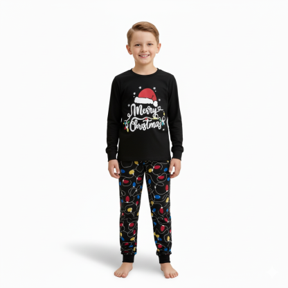 Christmas Lights All Over Print Family Matching Pajama Set