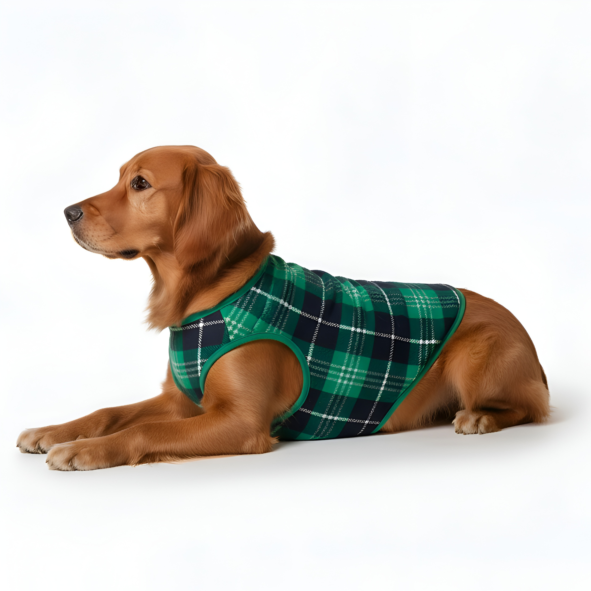 Christmas Tree with Green Plaid Pants Family Matching Pajama Sets