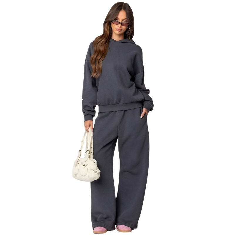 Comfortable And Cozy Bow Accented Outfit Set