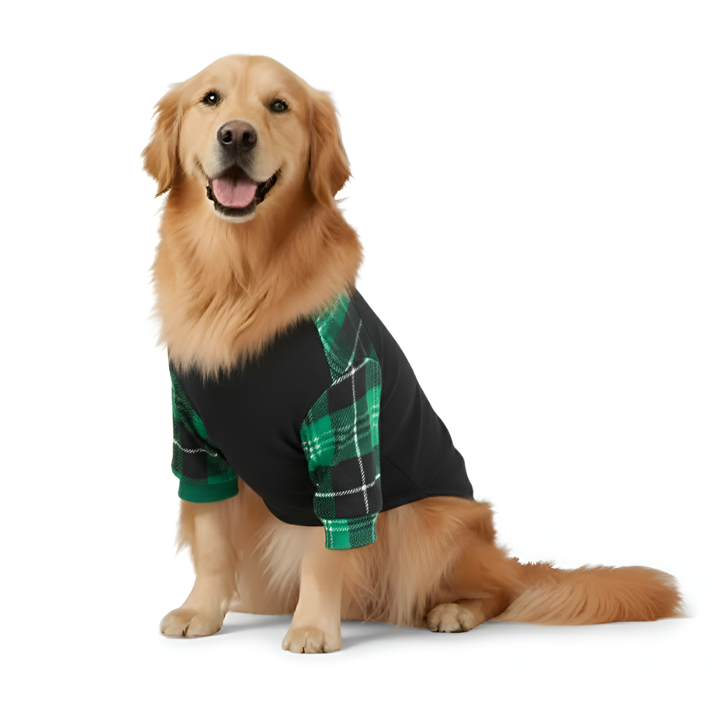 Merry Christmas Tree Print Plaid Pajama Set With Long Sleeve Tops And Loungewear