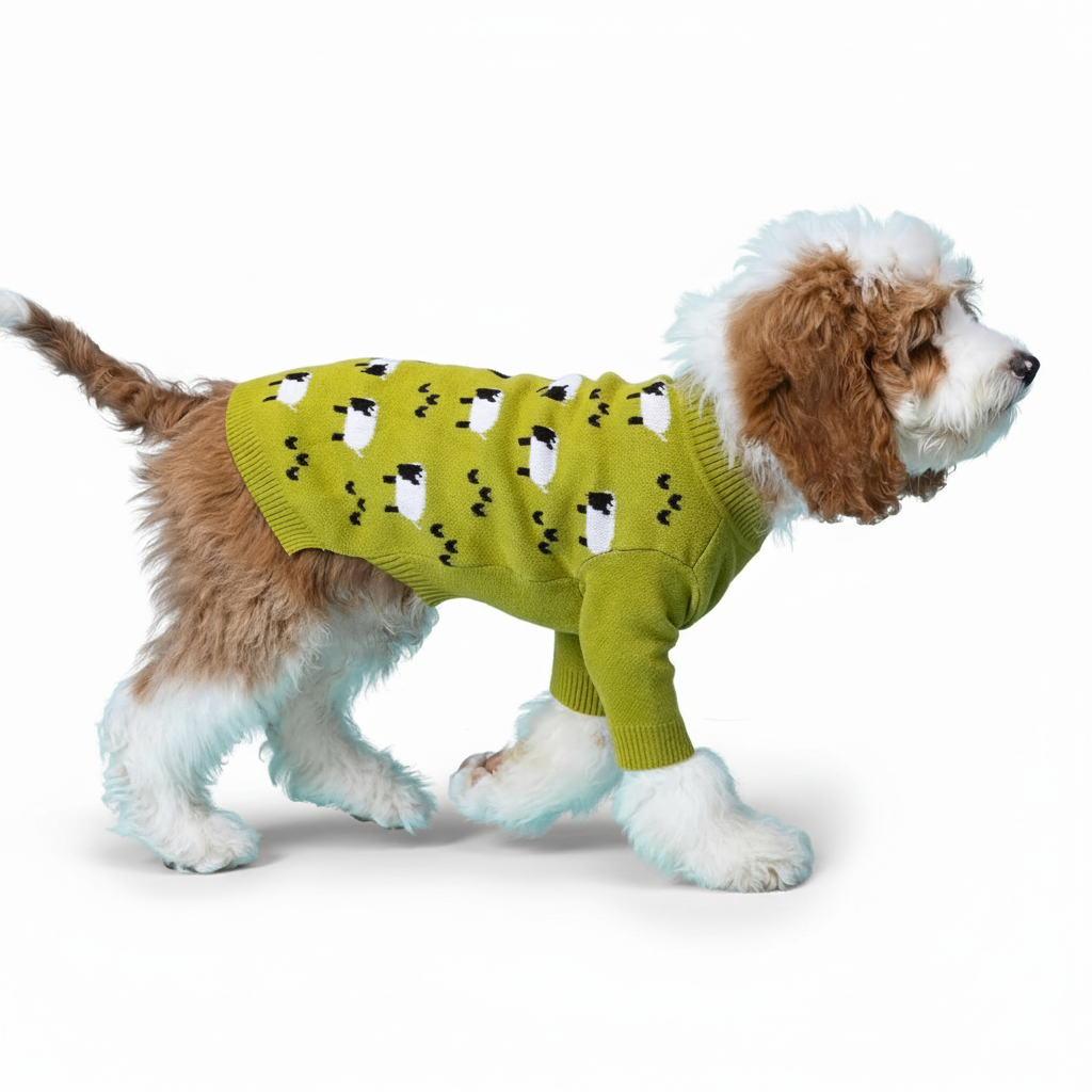 Valentines Dog Sweater Warm Winter Outfit