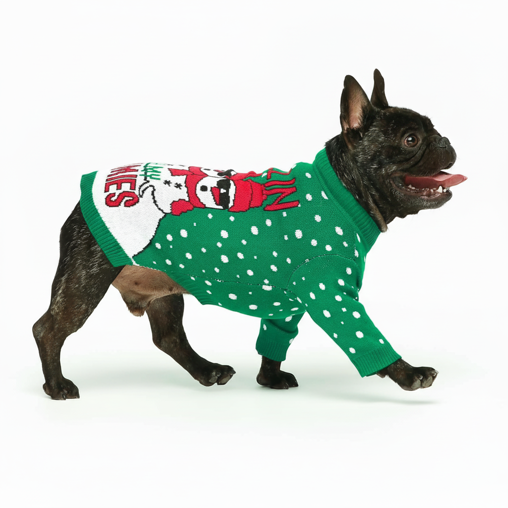 Valentines Dog Sweater Warm Winter Outfit