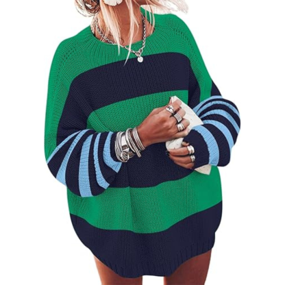 Womens Oversized Batwing Sleeve Mock Neck Pullover Sweater