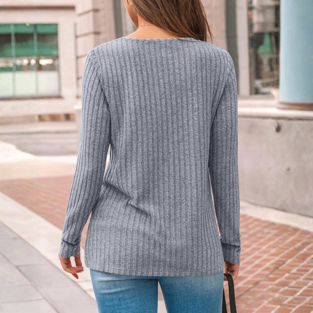 Women's Lace Long Sleeve Shirt Fall Top Fashion Casual Tunic Sweaters Mesh