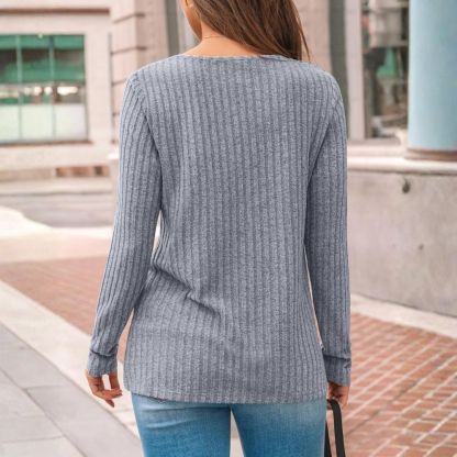 Women's Lace Long Sleeve Shirt Fall Top Fashion Casual Tunic Sweaters Mesh