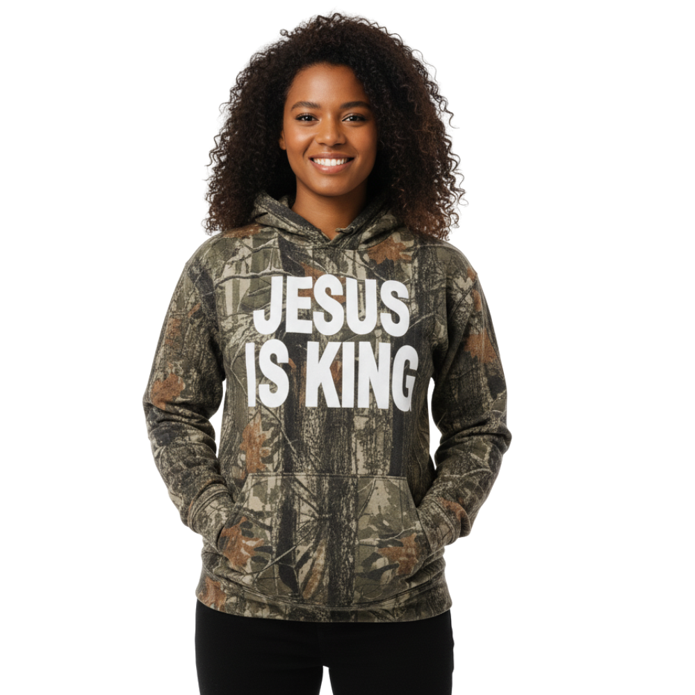 Jesus Is King Printed Hoodie