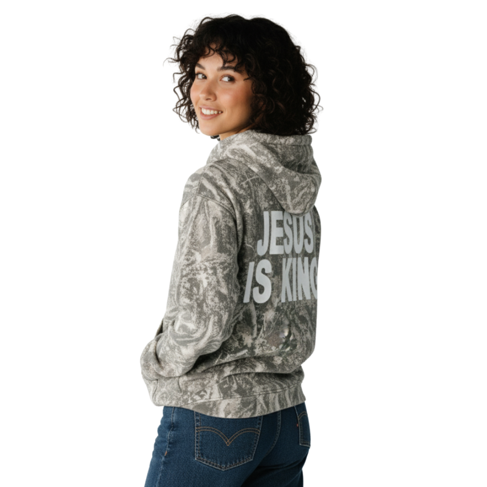 Jesus Is King Printed Hoodie