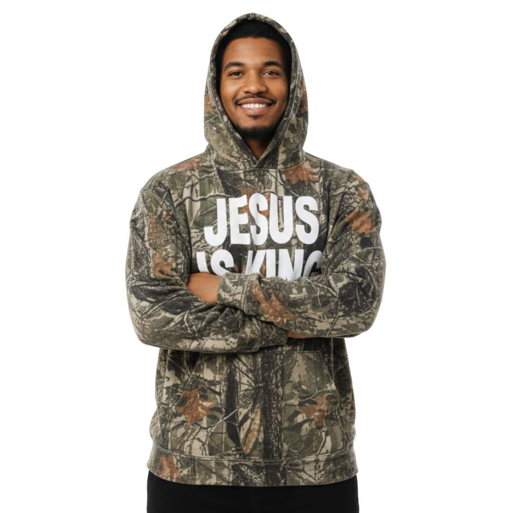 Jesus Is King Printed Hoodie