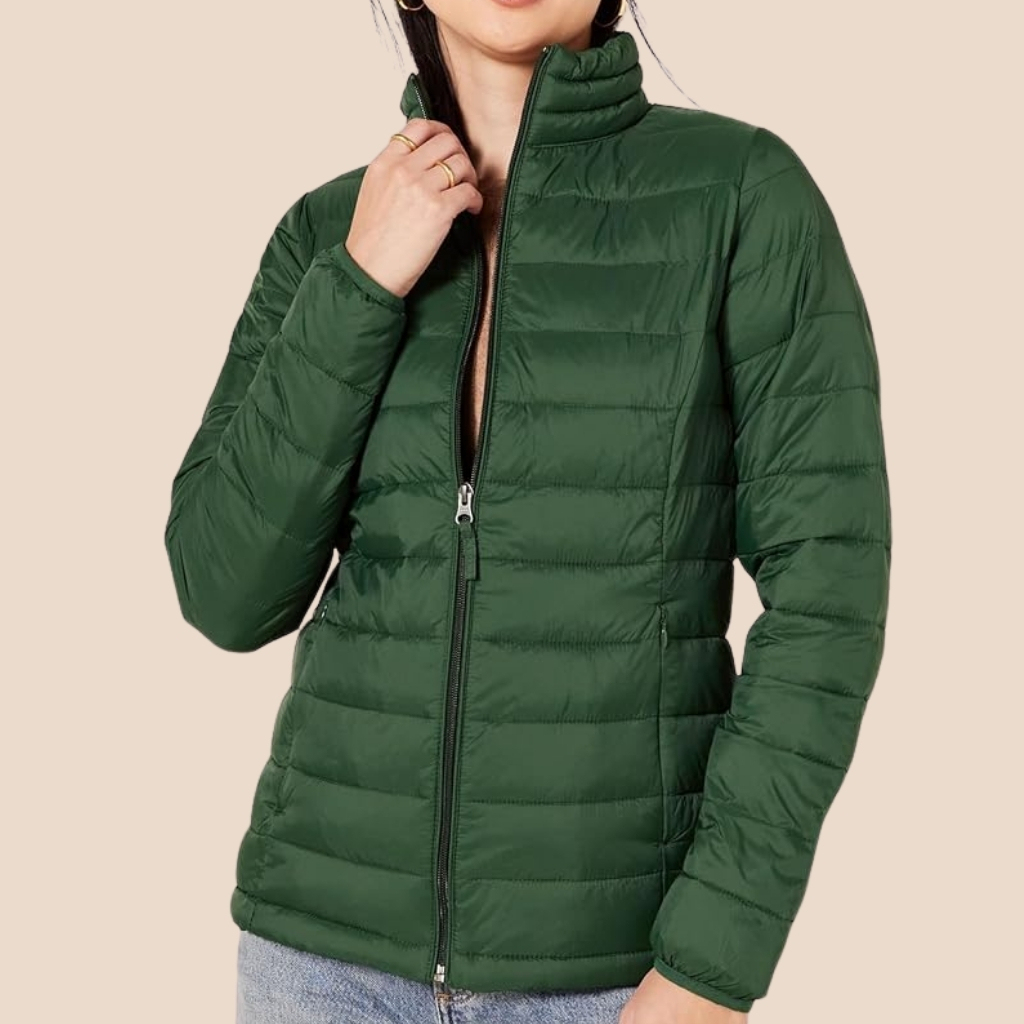 Lightweight Packable Puffer Jacket For Women