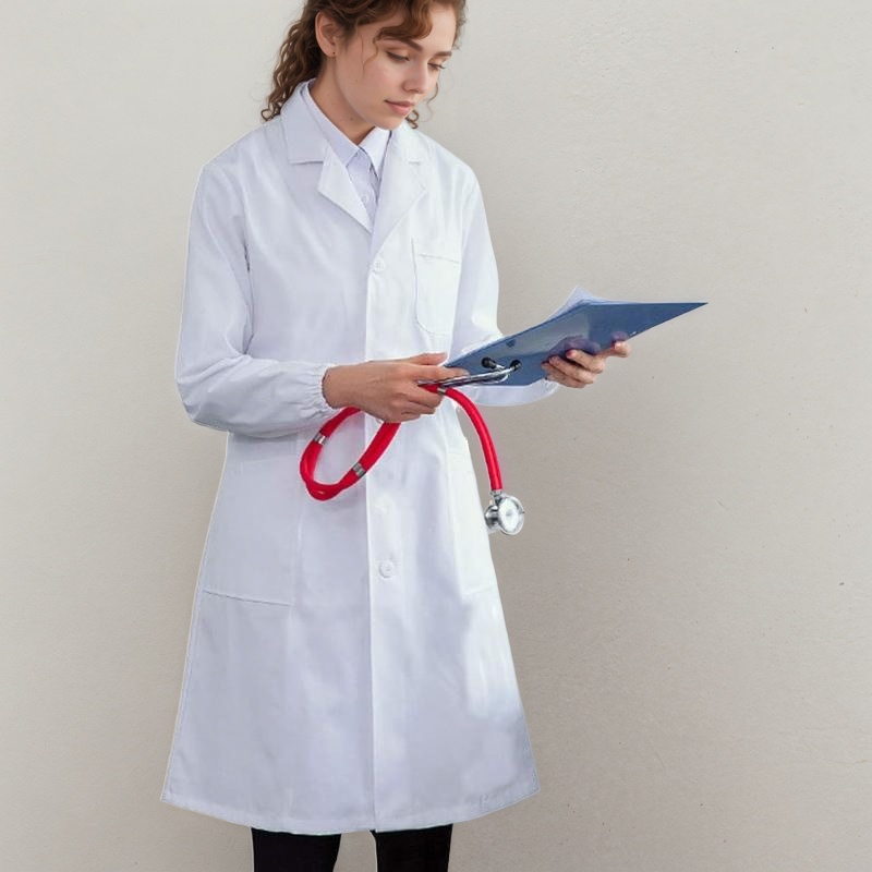 Long Sleeve Classic Fit Scientist Costume Coat