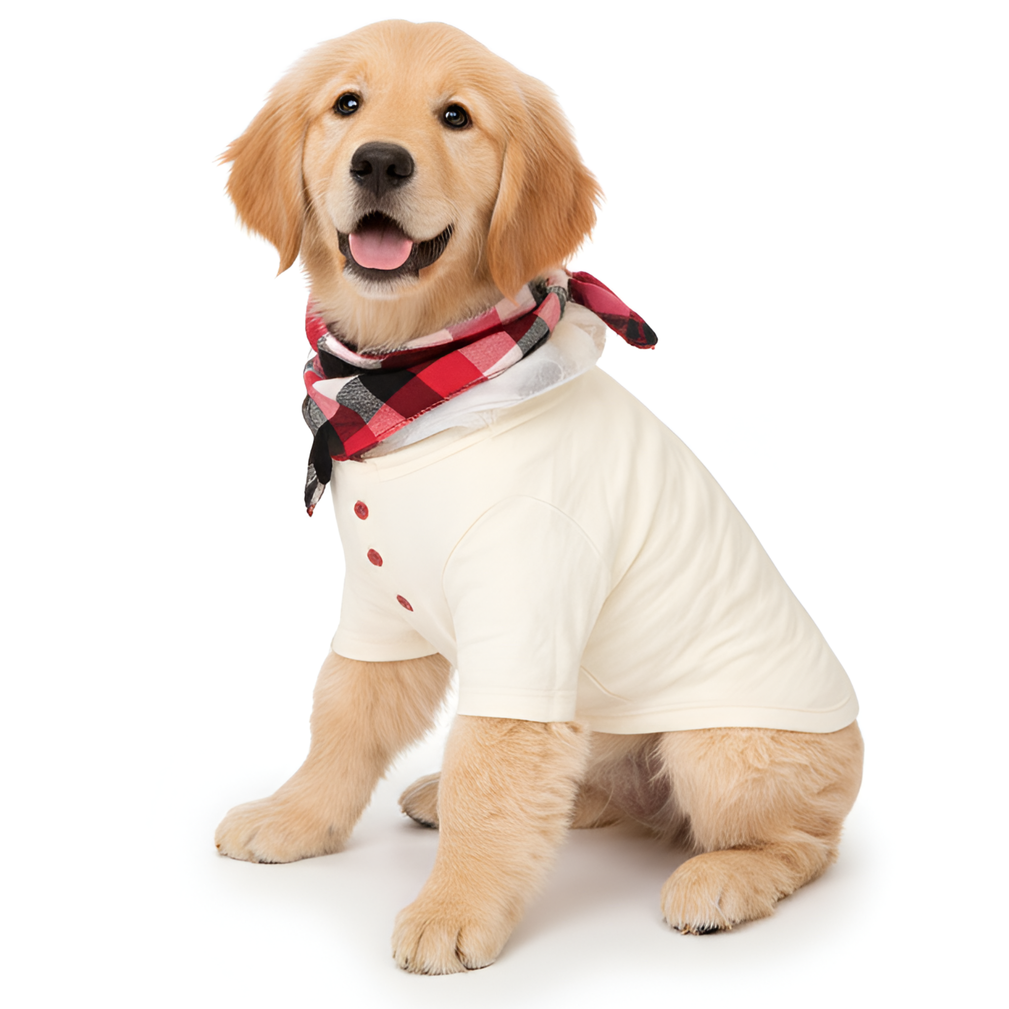 Merry Christmas Tree with Plaid Pants and Pet Outfit Family Matching Pajama Sets