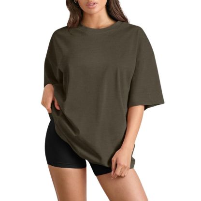 Women's Oversized Summer T Shirts Casual Tops Short Sleeves