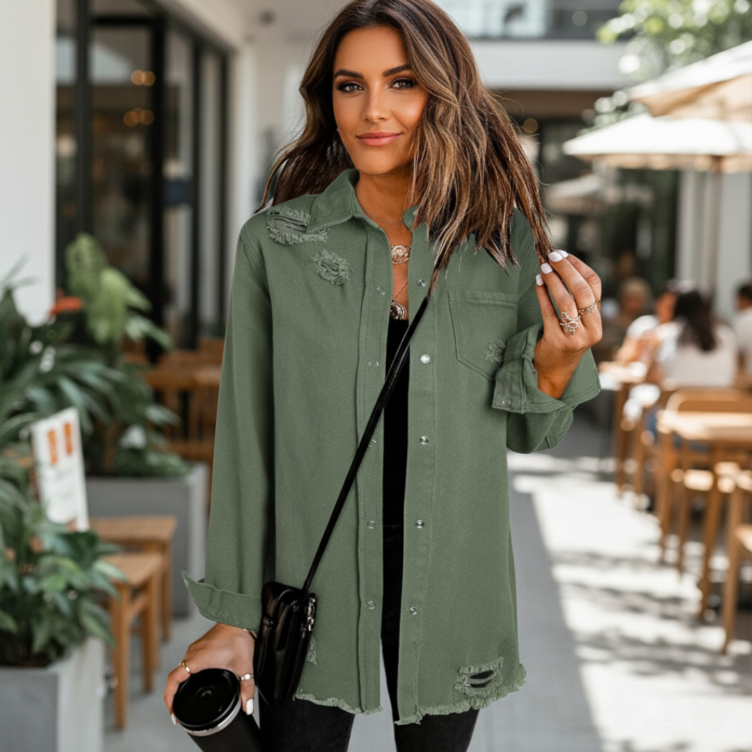 Oversized Denim Jacket For Women