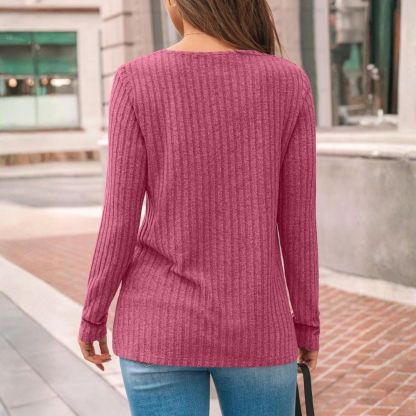 Women's Lace Long Sleeve Shirt Fall Top Fashion Casual Tunic Sweaters Mesh