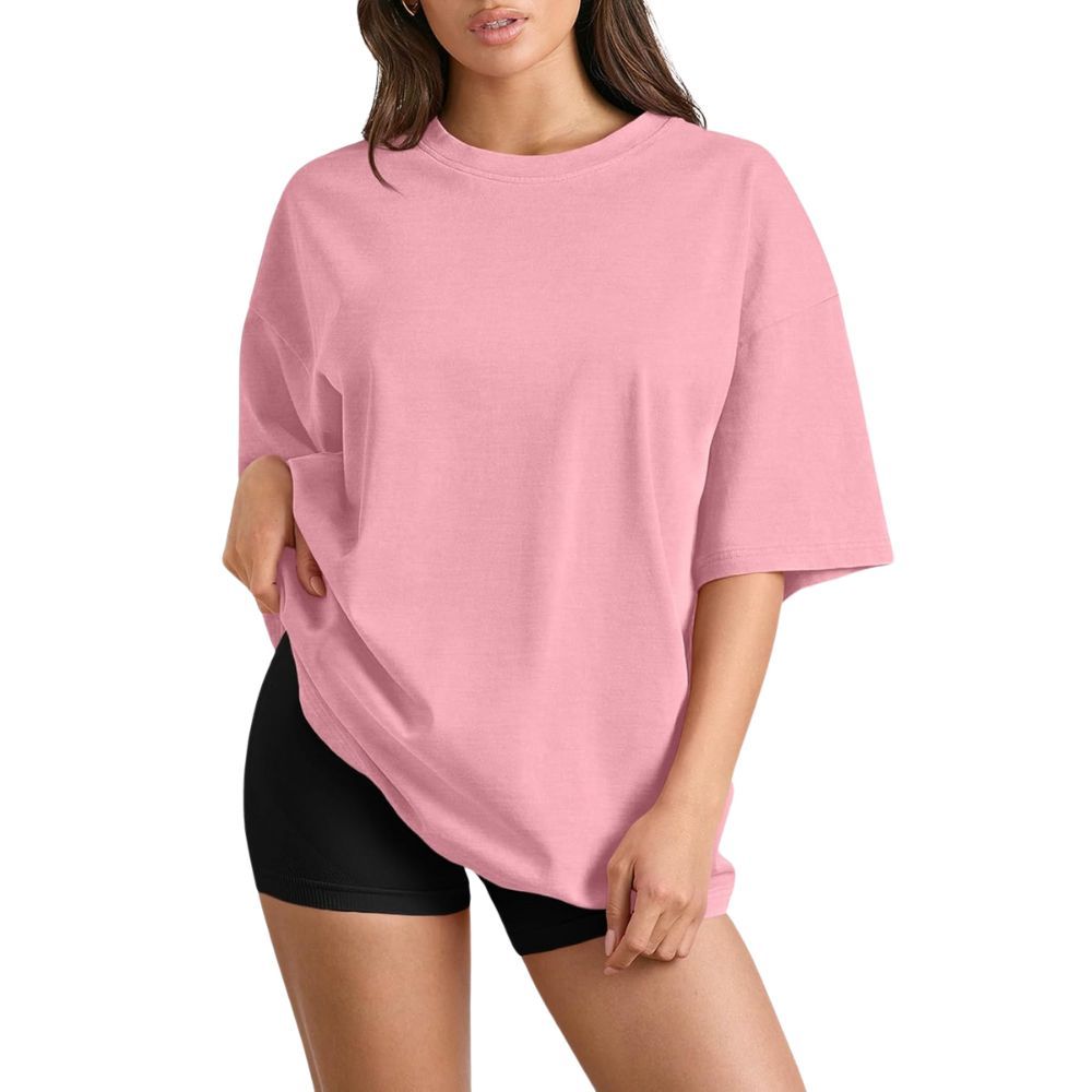 Women's Oversized Summer T Shirts Casual Tops Short Sleeves