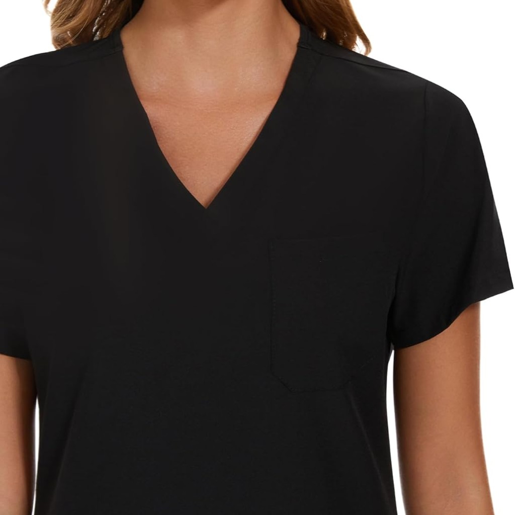 Stretch Scrubs Top And Jogger Pant With 10 Pockets