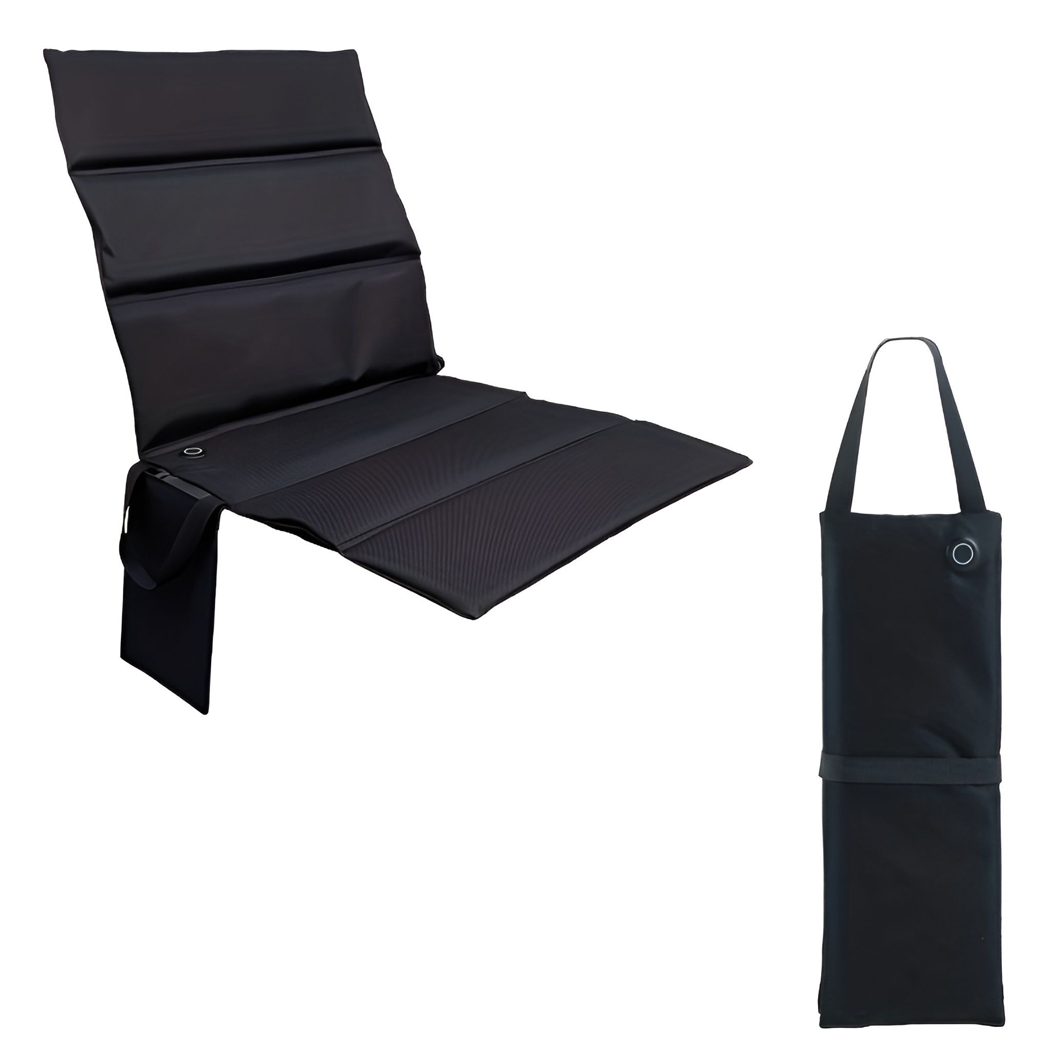 USB Heated Portable Seat Cushion With Folding Backrest