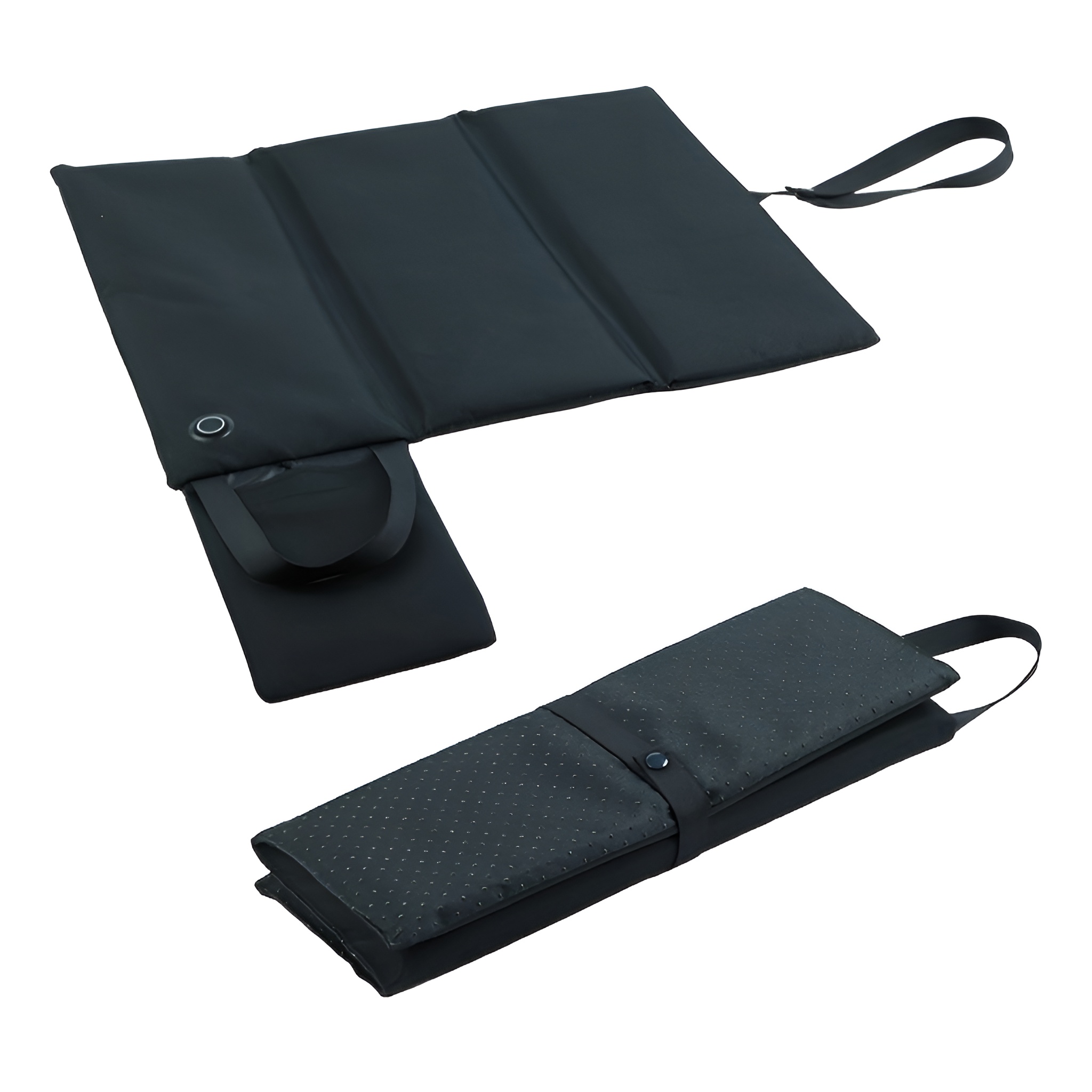 USB Heated Portable Seat Cushion With Folding Backrest