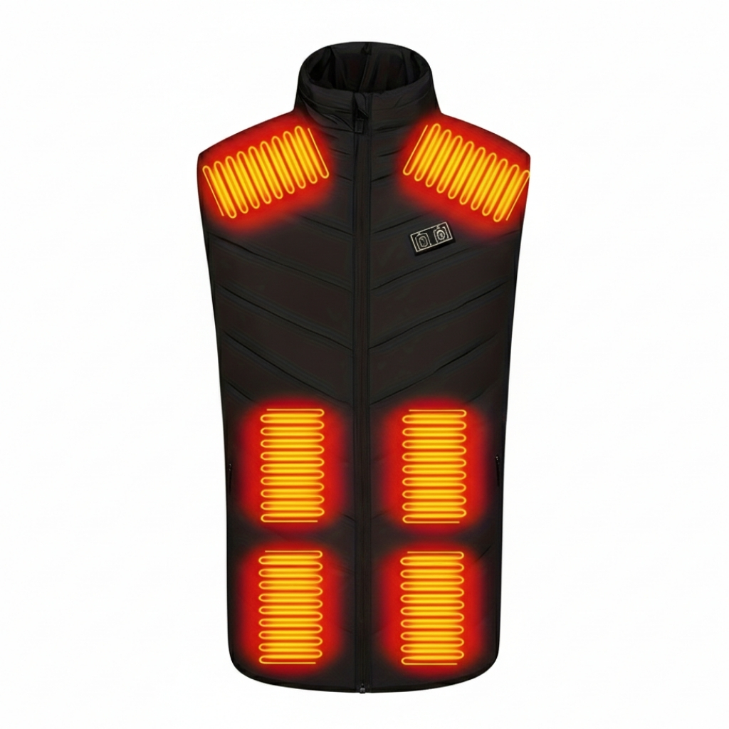 USB Powered Heating Jacket With 17 Heating Zones