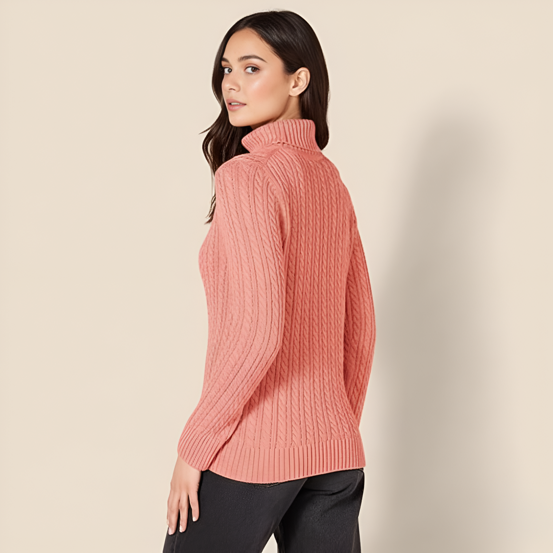 Classic Fisherman Cable Knit Sweater