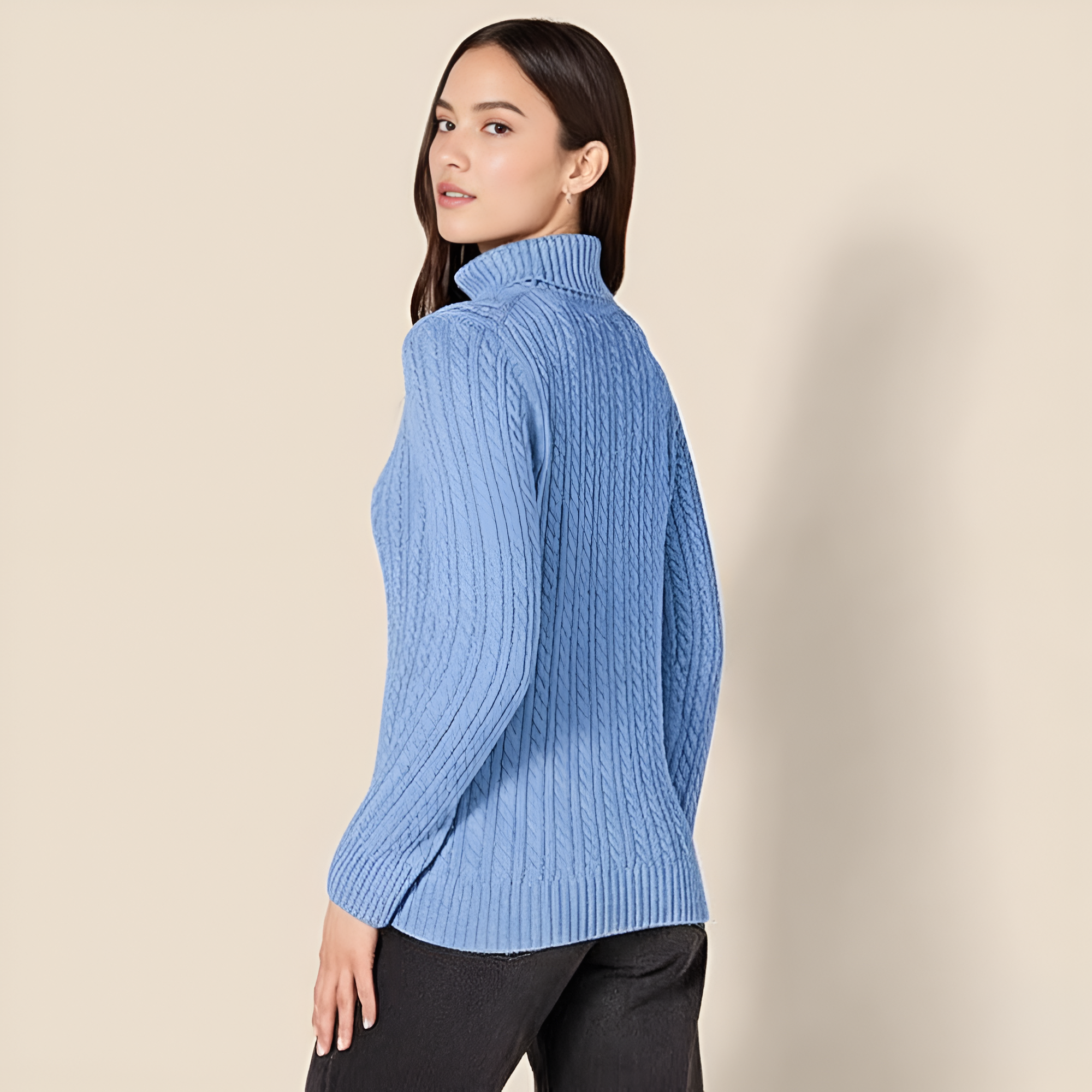 Classic Fisherman Cable Knit Sweater