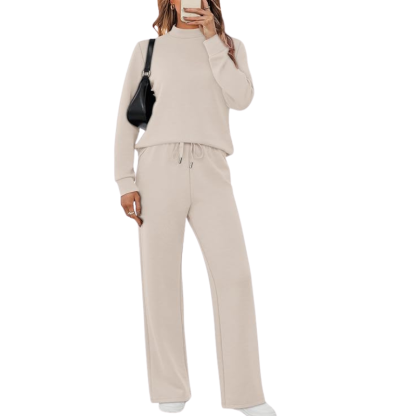 Two Piece Sets For Women Mock Neck Matching Sets Loungewear Fall Clothes