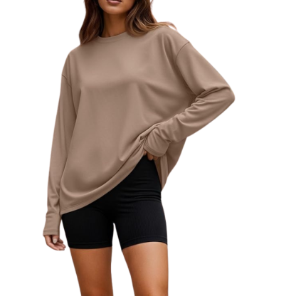Womens Oversized Long Sleeve T Shirts