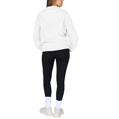 Womens Oversized Sweatshirts Turtleneck Pullover Long Sleeve Hoodies