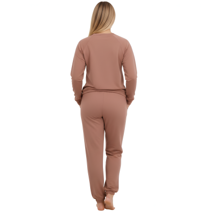 Two Piece Jogger Lounge Sweatsuit Set For Women