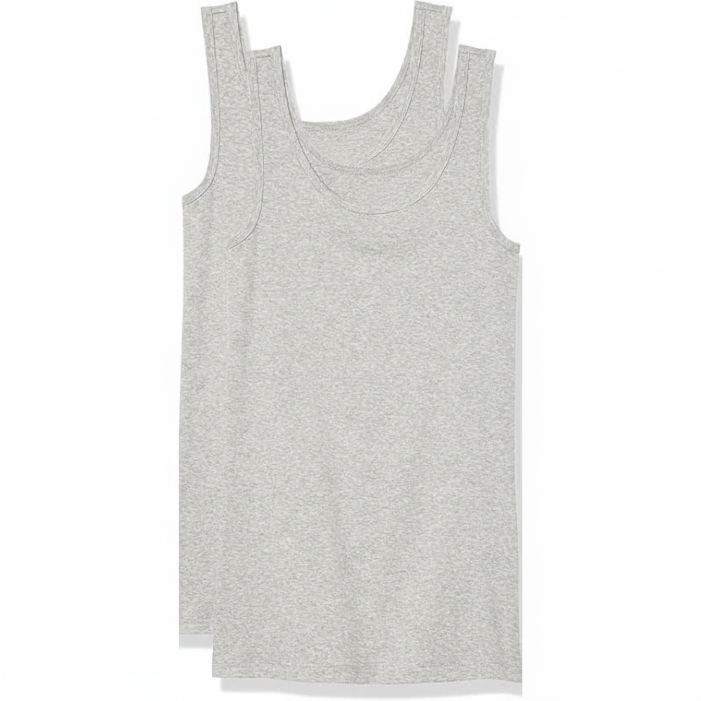 Pack Of 2 Slim Fit Sleeveless Tank Top For Women