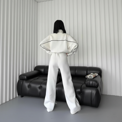 Zip Up Oversized Jogger Tracksuit Set