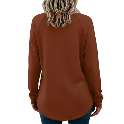 Lightweight Long Sleeve Sweatshirt For Women