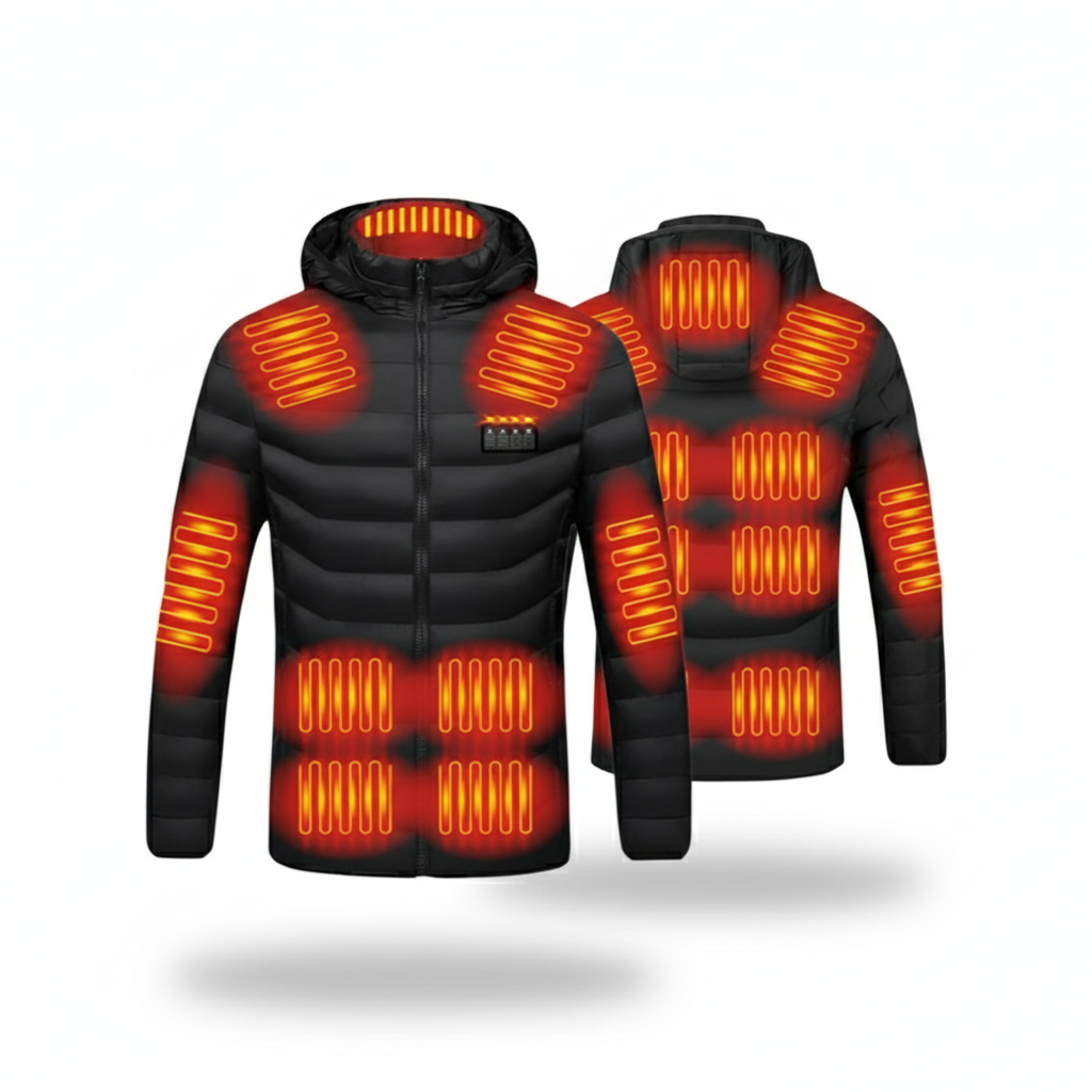 Winter Electric Heating Jacket With Adjustable Thermal Levels