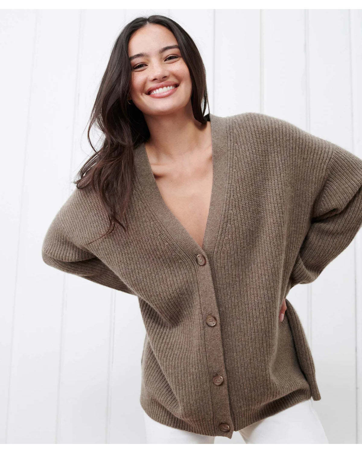 Women's Casual Cocoon Cardigan-Comfy Blouse