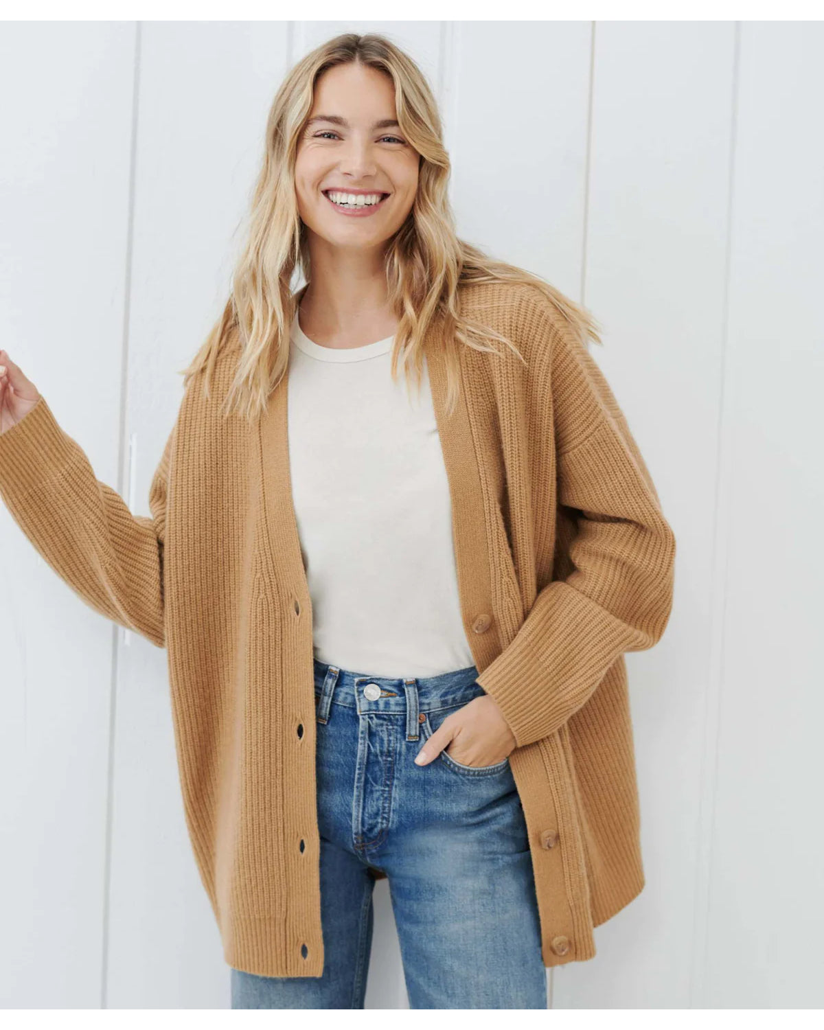 Women's Casual Cocoon Cardigan-Comfy Blouse