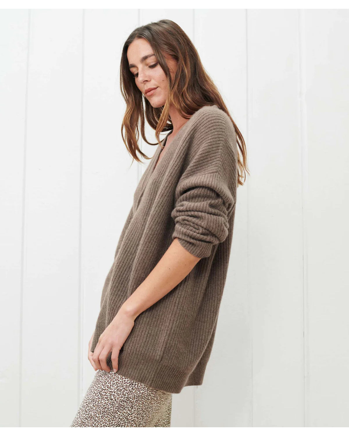 Women's Casual Cocoon Cardigan-Comfy Blouse