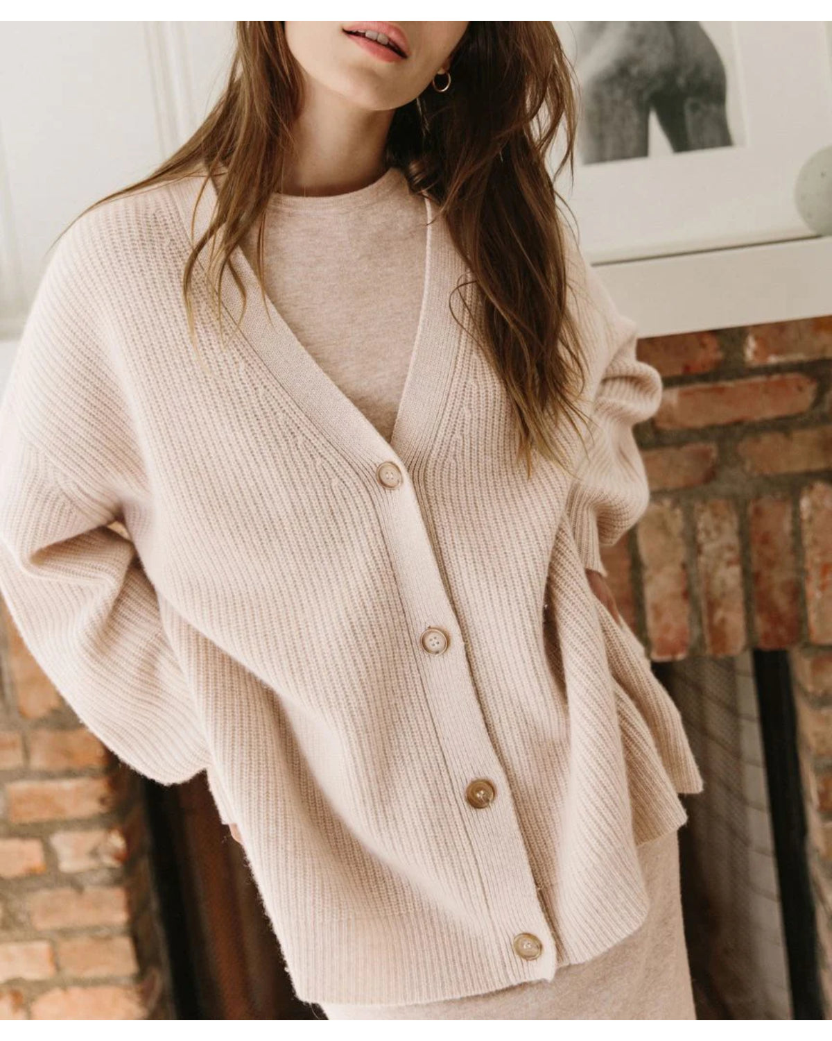 Women's Casual Cocoon Cardigan-Comfy Blouse
