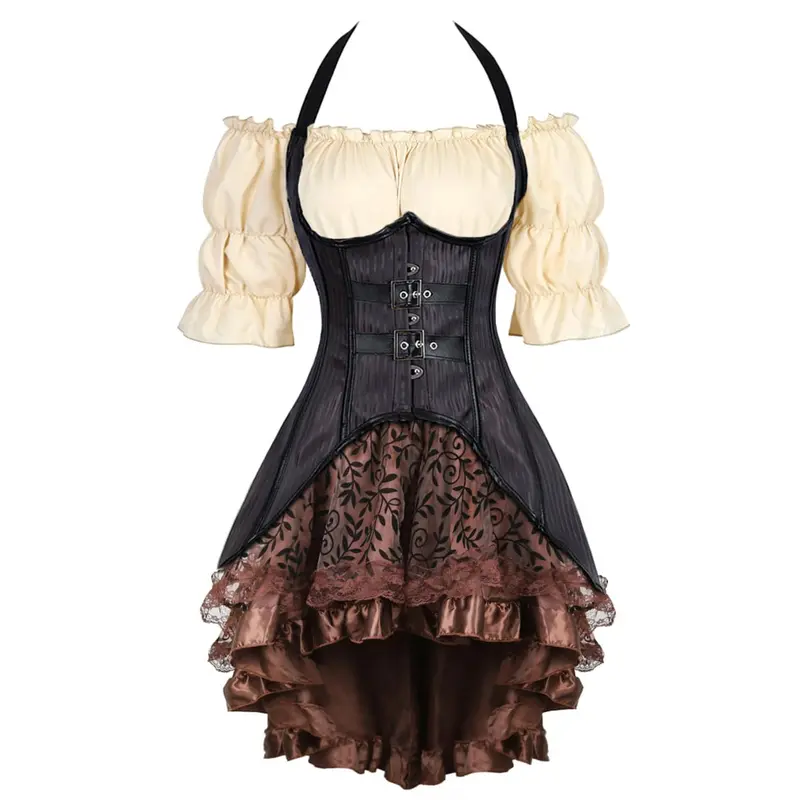 Halloween 3 Pieces Cosplay Costume Dresses For Women