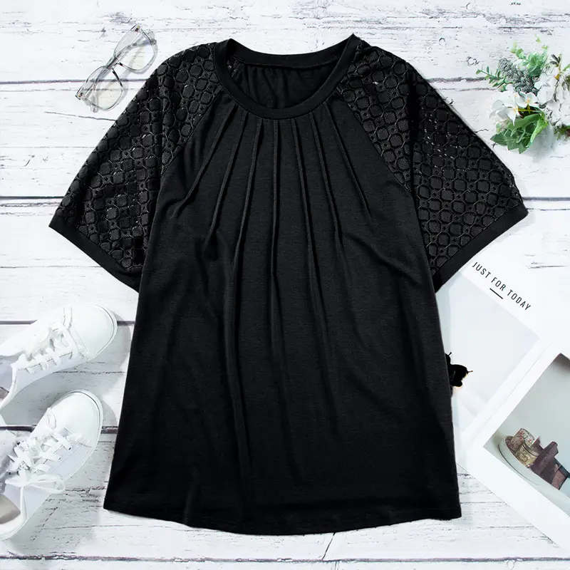 Casual Short Sleeve Blouse For Everyday Wear For Women