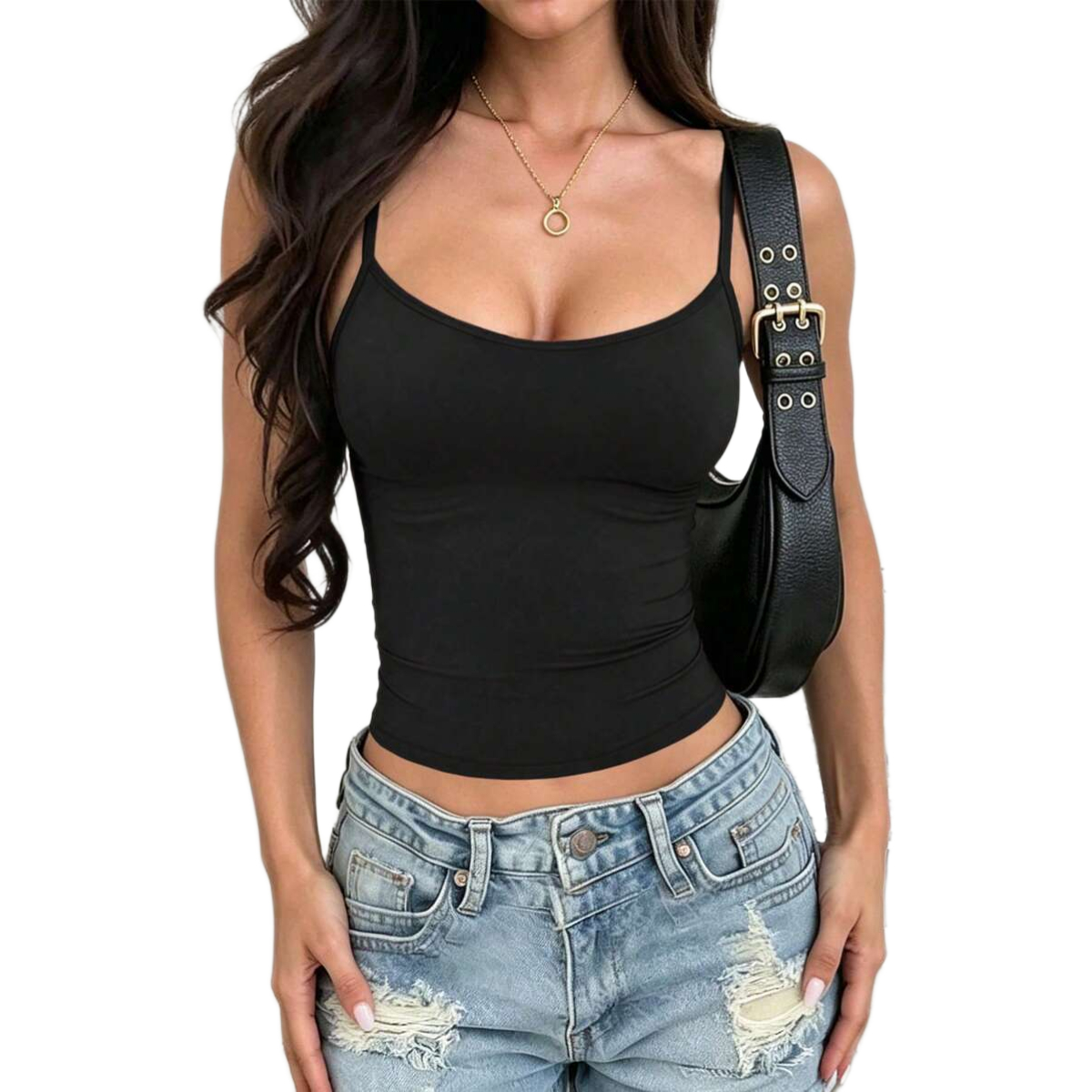 Casual Versatile Slim Fit Camisole Top For Women