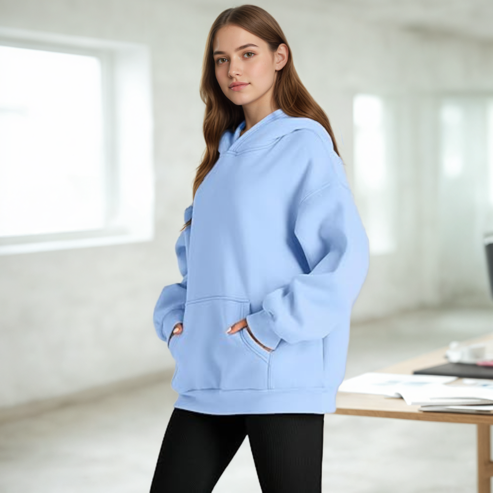 Women Oversized Fleece Hoodie Sweatshirt Pullover for Fall and Winter