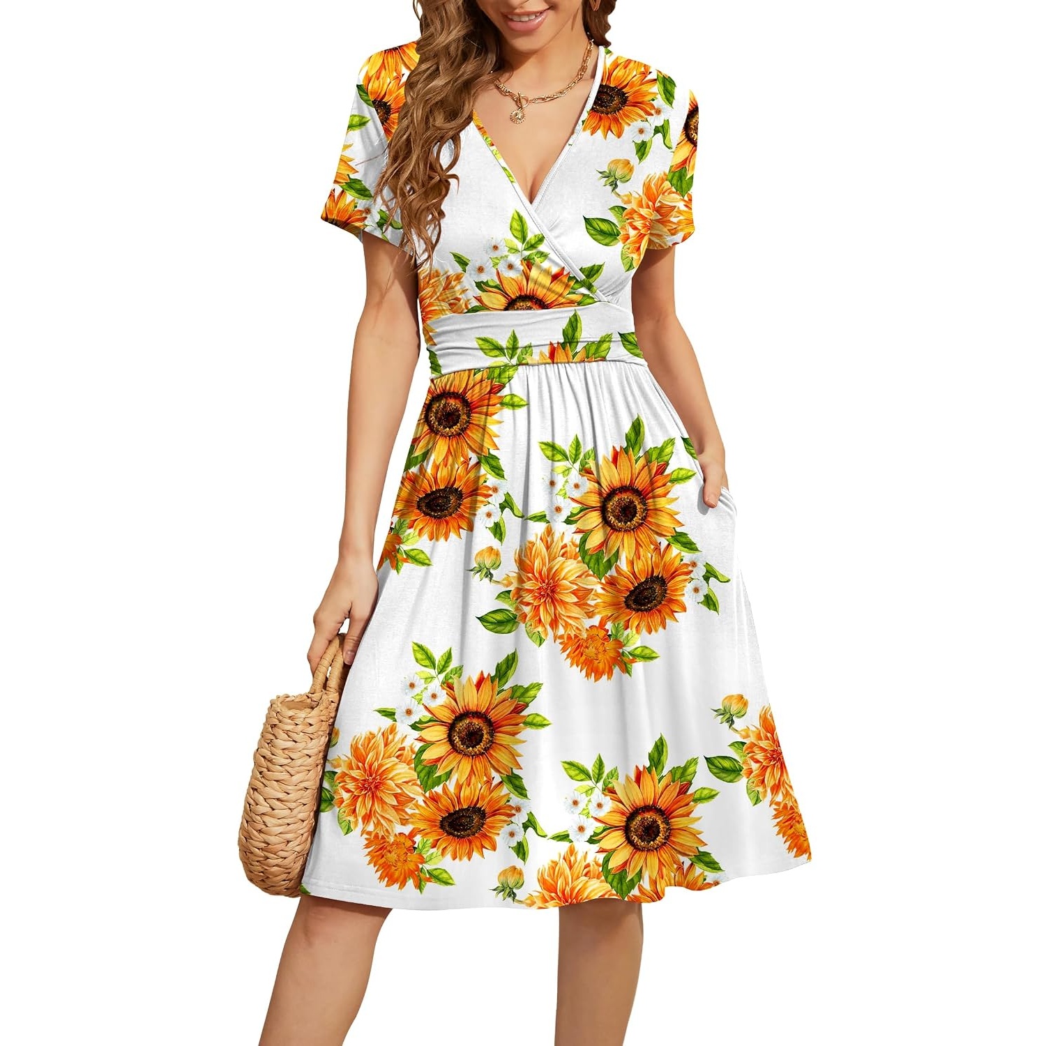 Casual Short Sleeve Dress For Parties And Everyday Wear For Women